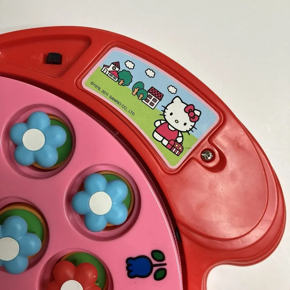 Hello Kitty Let’s Pick Flowers Game Let’s Go Fishing Game Sanrio 2012 Working